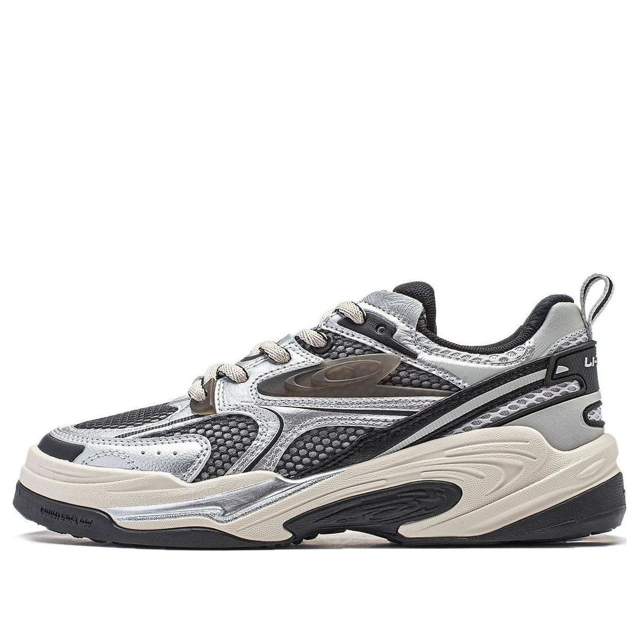 (WMNS) Li-Ning Flash Star 2 'Silver Black Beige' AGLT172-3