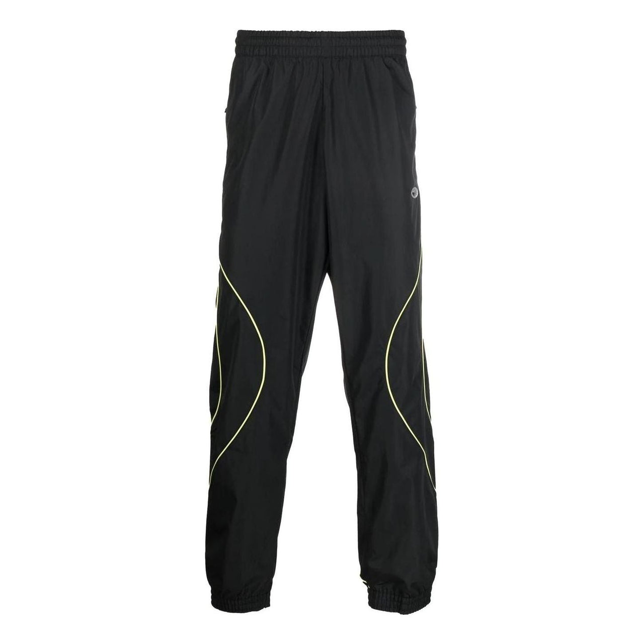 Men's adidas Detail Elastic Waistband Bundle Feet Sports Pants/Trousers/Joggers Black HC9500