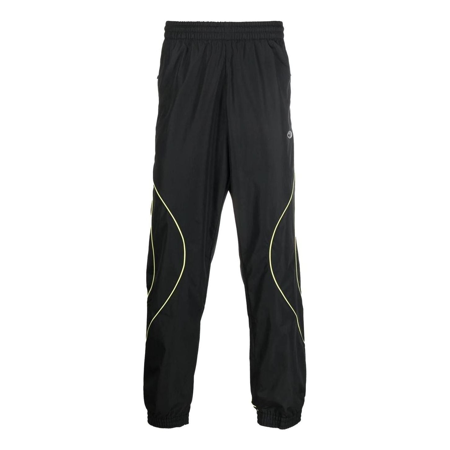 Men's adidas Detail Elastic Waistband Bundle Feet Sports Pants/Trousers/Joggers Black HC9500