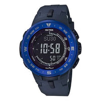 CASIO Waterproof Solar Powered Mens Blue Digital PRG-330-2JF