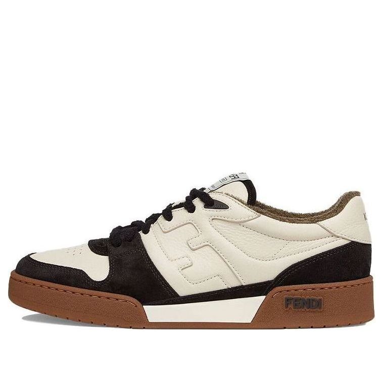 Fendi SS26 Match Low Top Suede 'Black Beige' 7E1493AHH2F1FZB