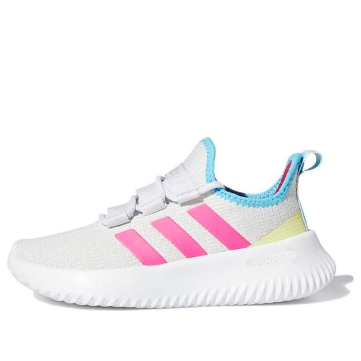 (GS) adidas Kaptir K 'White Pink Blue' FW2618