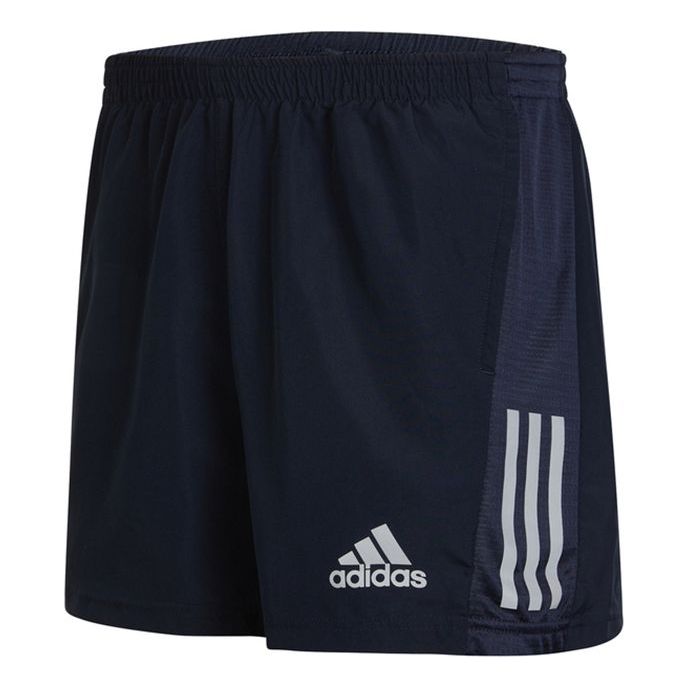 adidas Colorblock Stripe Sports Training Woven Shorts Navy Blue HB7455