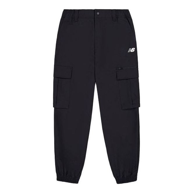 New Balance NB Small Logo Woven Track Pants Asia Sizing 'Black' NTE22071-BK