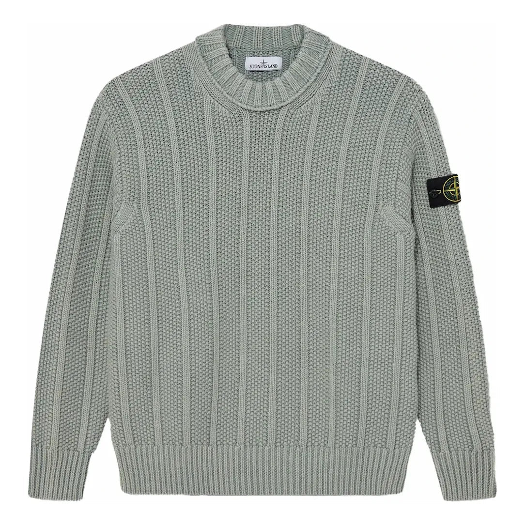 STONE ISLAND Pure Wool Sweater 'Sage' 7915568T1-V0055