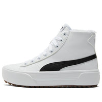 (WMNS) PUMA Kaia Mid 'Fur - White Black' 385341-02