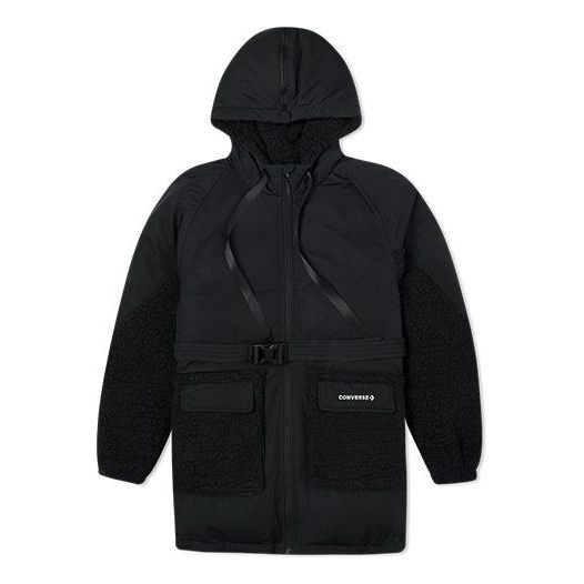 (WMNS) Converse Down Jacket Asia Sizing 'Black' 10021987-A02