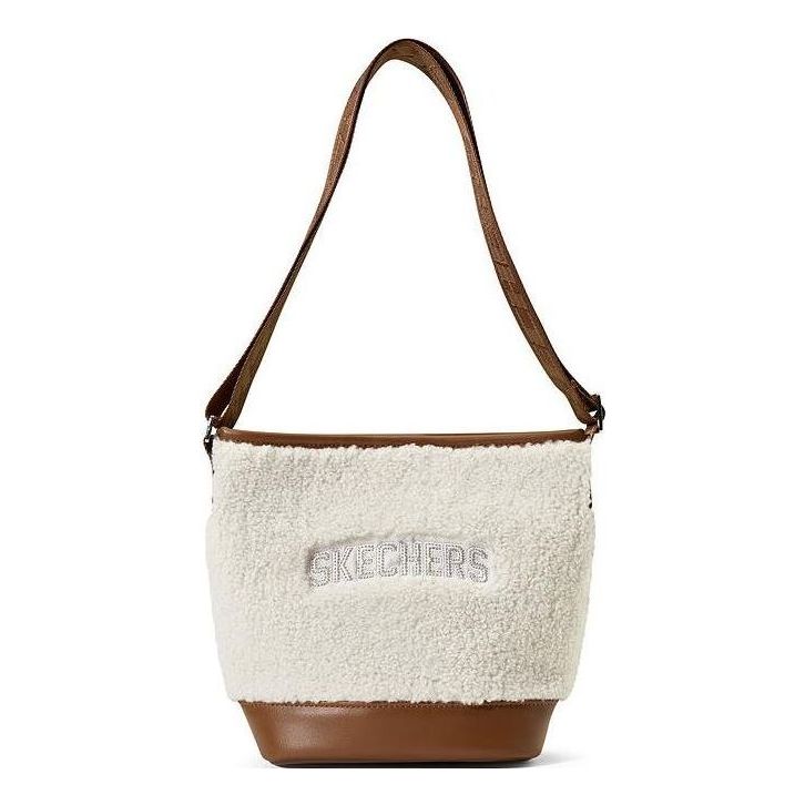 (WMNS) Skechers L.A. Tote Bag 'White Brown' L423U031