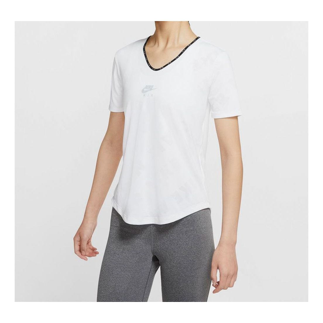 (WMNS) Nike Air Top Dri-FIT Running Short Sleeve White CJ2065-100