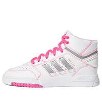 (WMNS) adidas originals Drop Step 'White Pink Gray' FV4883