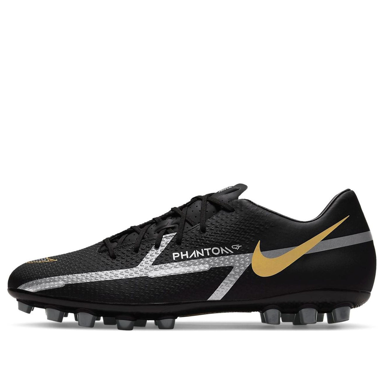 Nike Phantom GT2 Academy AG 'Black Dark Grey Metallic Gold' DC0798-007