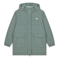 (WMNS) New Balance Long Down Jacket Asia Sizing 'Green' AWJ33332-DKJ