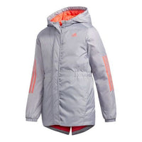 (WMNS) adidas Sports Windproof hooded Jacket Gray EW6337