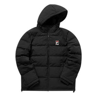 FILA MENS Sport Tat Hoodie Down Jacket Black T11M941908F-BK