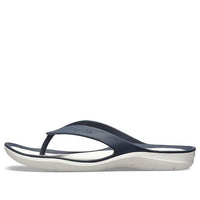 (WMNS) Crocs Casual Cozy Flip-Flops Deep Blue 204974-462