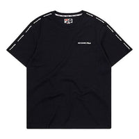 FILA FUSION Logo Short Sleeve Black T11M031109F-BK