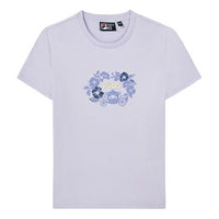 (WMNS) FILA Logo Printing Round-Neck Purple F11W138153F-VT