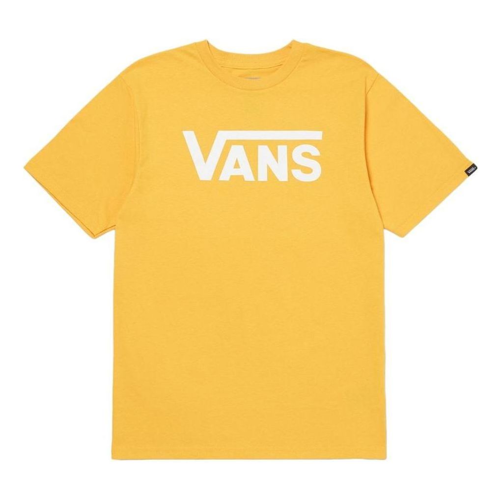 (GS) Vans Classic T-Shirt 'Yellow White' VN000IVFBWS