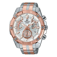 CASIO EDIFICE Waterproof Unisex Mens Rose Gold Analog EFR-559SG-7AQ