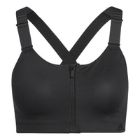 (WMNS) adidas Tlrd Impact Luxe Training High-Support Zip Bra Asia Sizing 'Black' HC7497