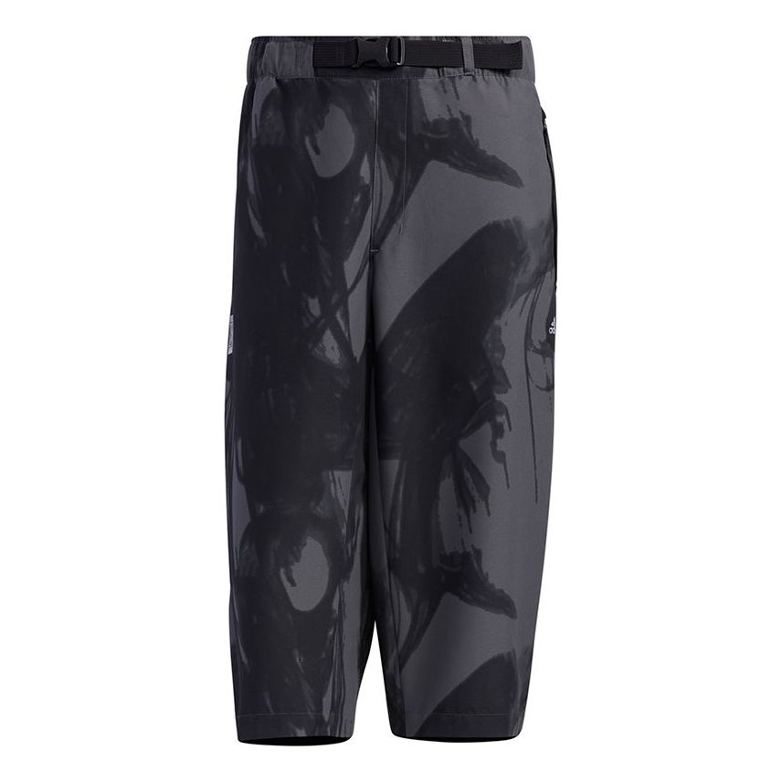 adidas Wj Pnt Short Sports Casual Pocket Cropped Pants Black GP0858