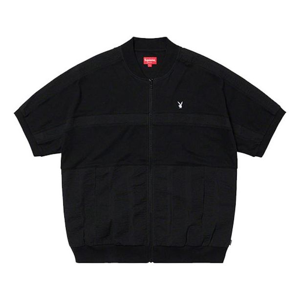 Supreme SS19 x Playboy Leisure Zip Up Top Tee SUP-SS19-10087