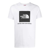 Men's THE NORTH FACE Logo Short Sleeve White NF0A3BQOFN41