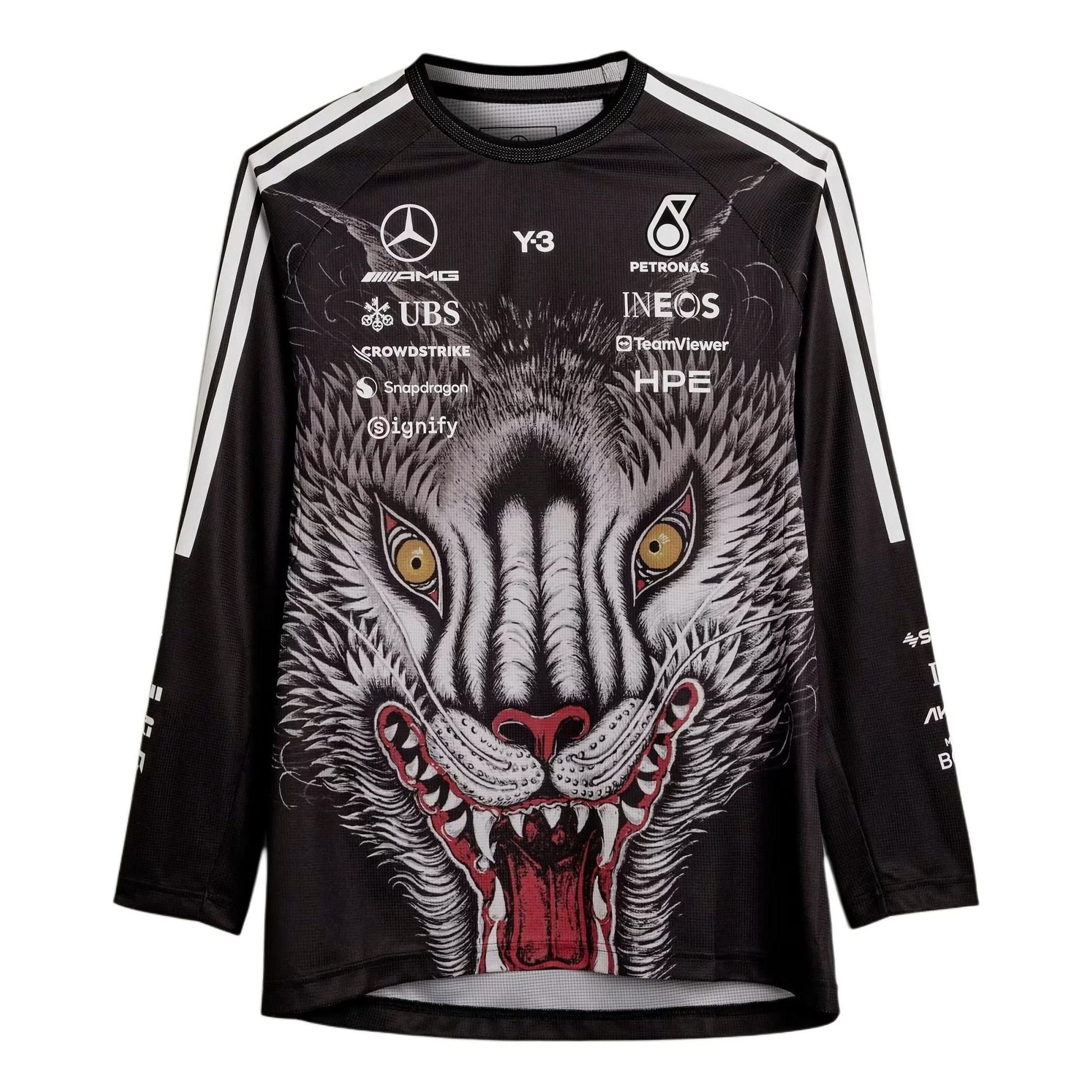 adidas Y-3 F1 Driver Jersey 'Black' KQ9852