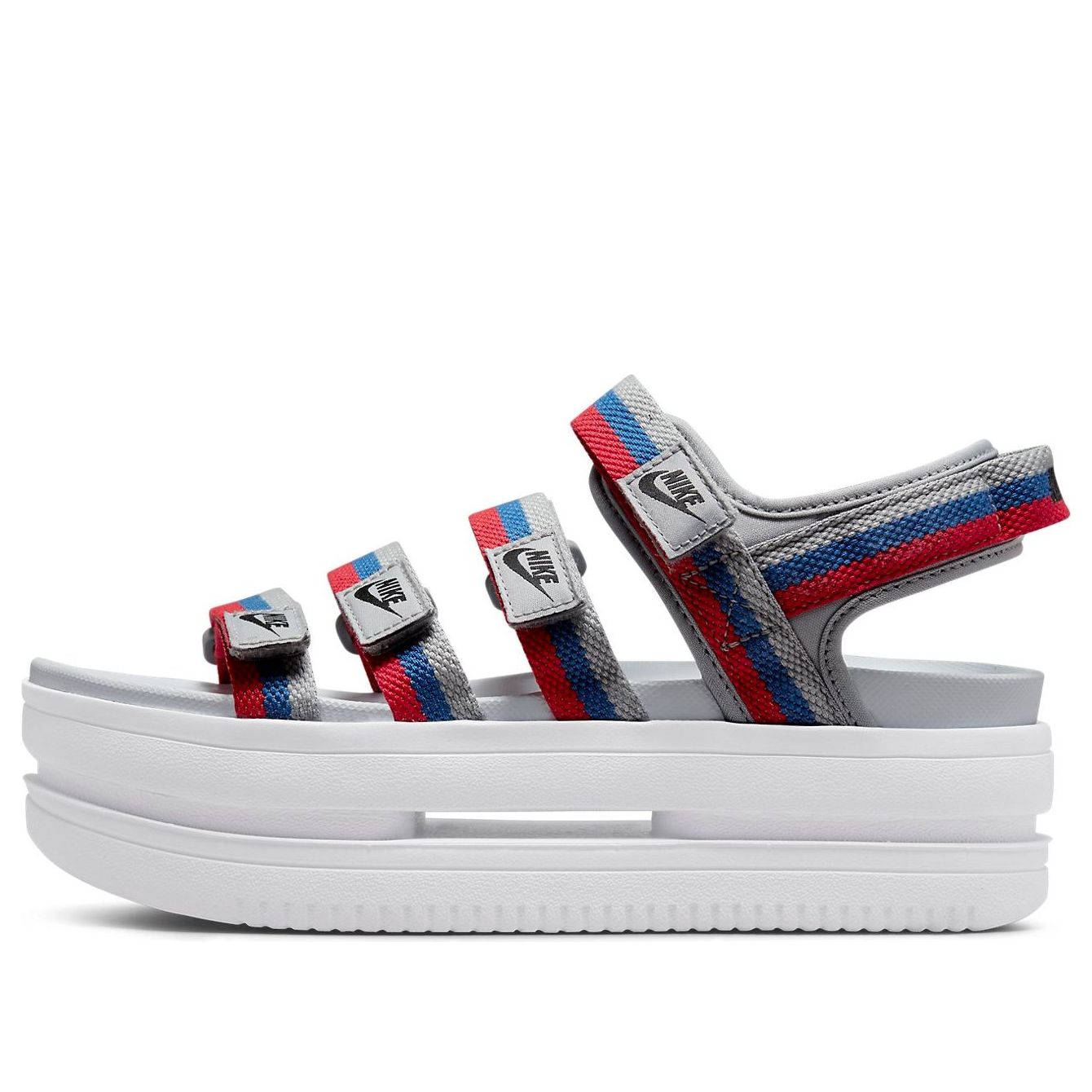(WMNS) Nike Icon Classic Sandal 'Metallic Silver Game Royal' DH0224-003