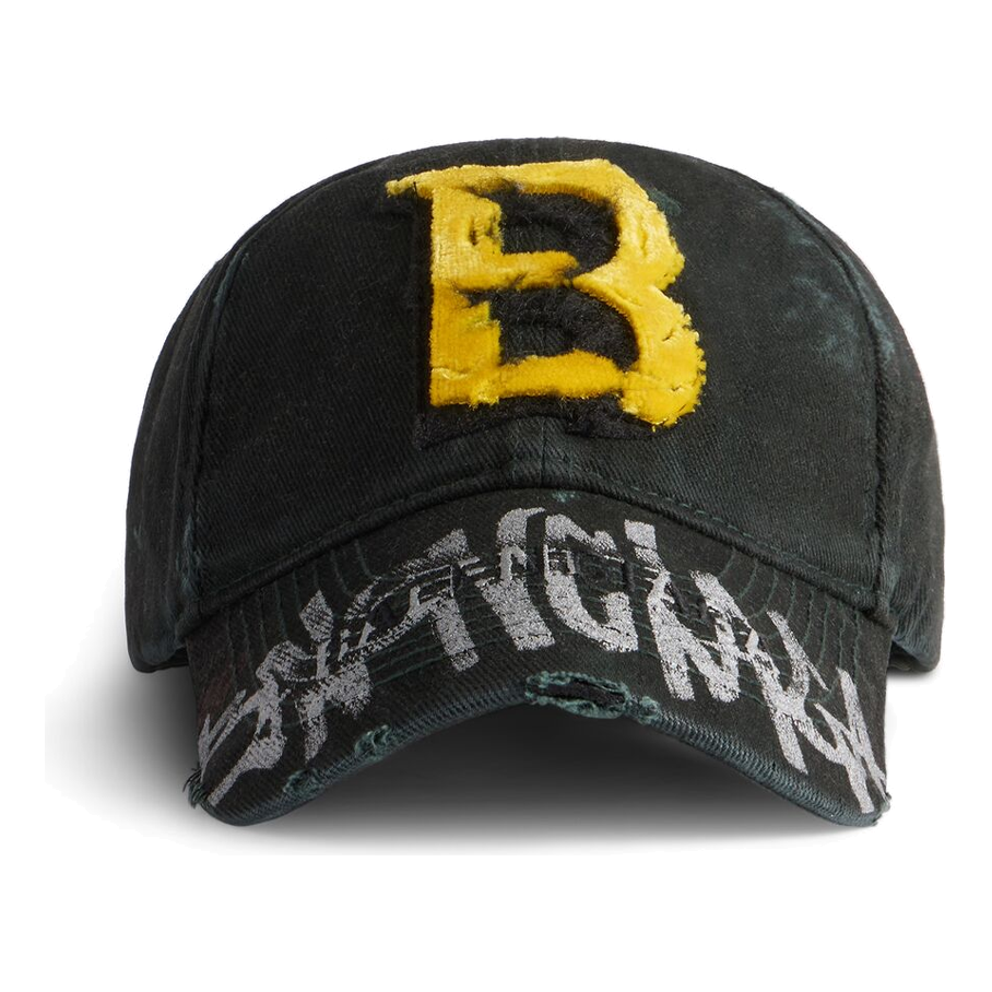 Balenciaga Upcycled Cap 'Dark Green' 796435410B21081