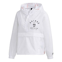 (WMNS) adidas PANDA ANORAK Sports Jacket White GL5630