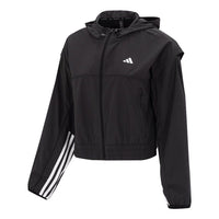 (WMNS) adidas WIND.RDY Hyperglam Windbreaker Asia Sizing 'Black' IL6977