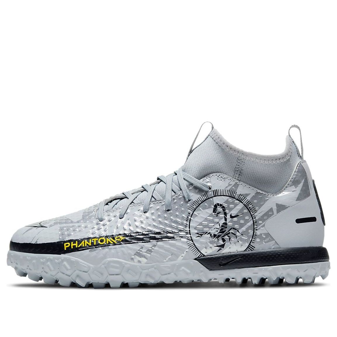 (GS) Nike Phantom GT Academy DF TF 'Silver Grey' DA2289-001
