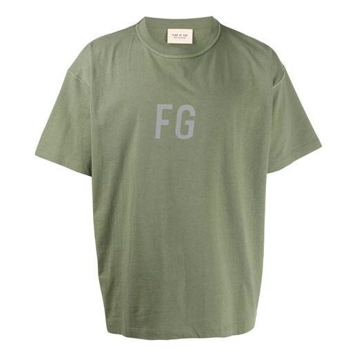 Fear of God 3M Reflective FG Large Short Sleeve Unisex Green FOG-FW19-80