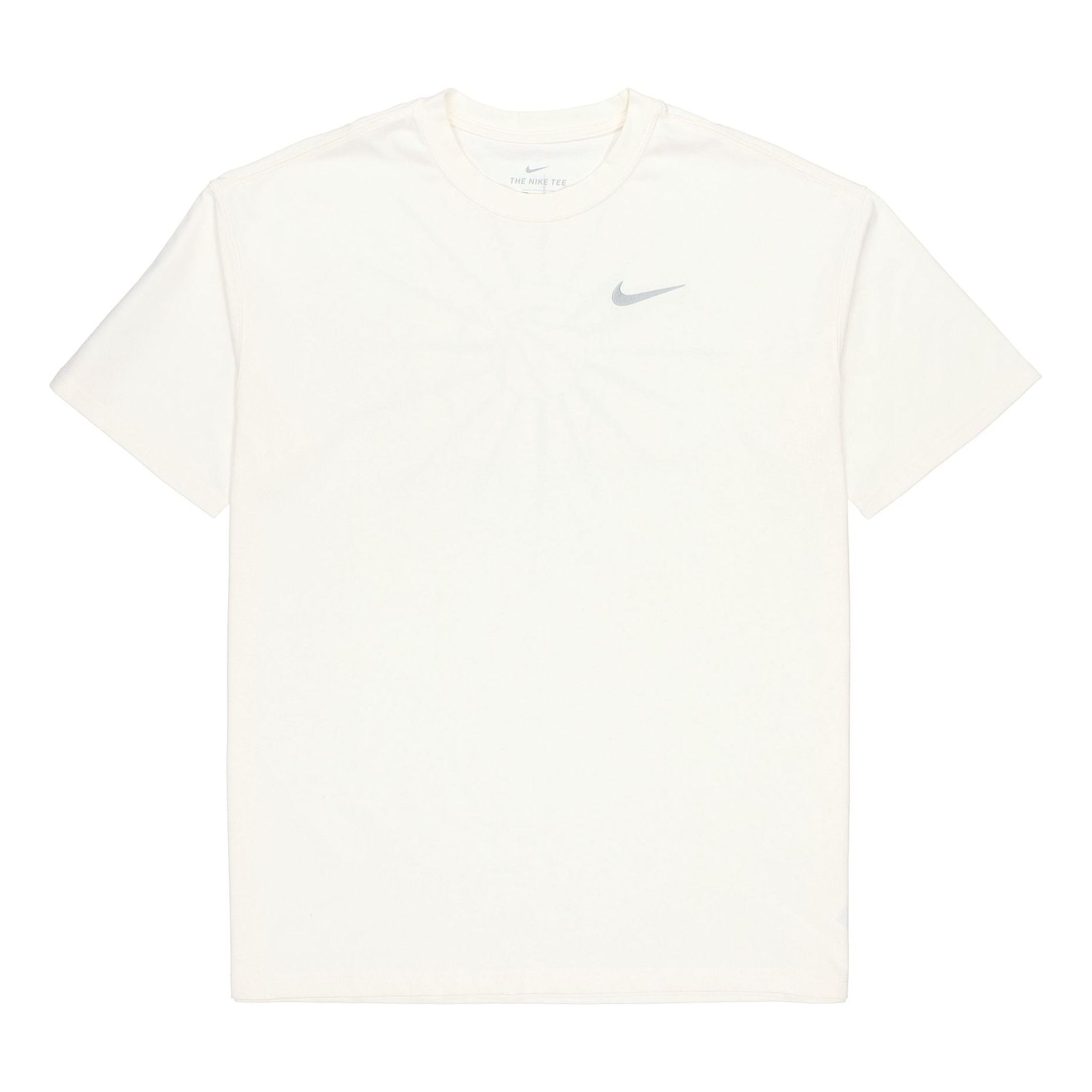 Nike Back Printing Sports Round Neck Short Sleeve Creamy White DD0826-901