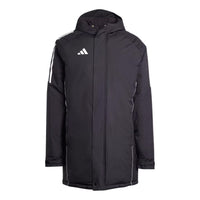 adidas Tiro 24 Stadium Soccer Parka Asia Sizing 'Black White' IJ7391