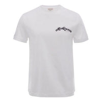 Men's Alexander McQueen Embroidered White 567352QNX019000