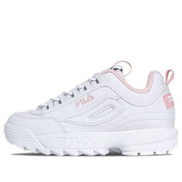 (WMNS) FILA Disruptor 2 Chunky Sneakers White/Pink FS1HTA1074X_WPK
