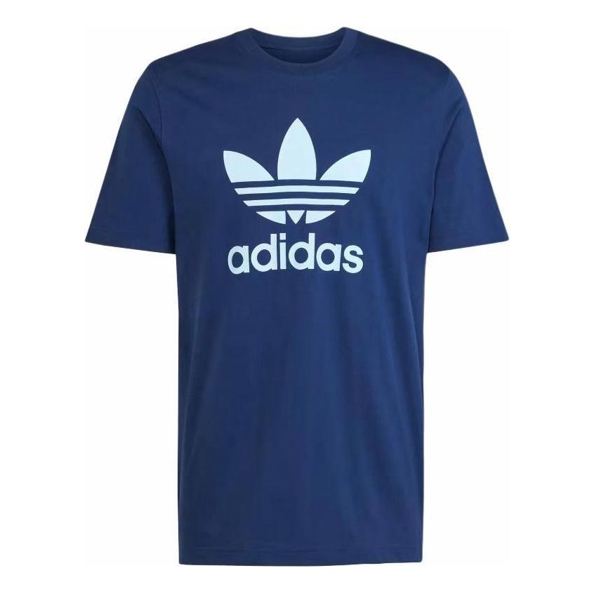 adidas Adicolor Trefoil T-Shirt Asia Sizing 'Navy' JP2549