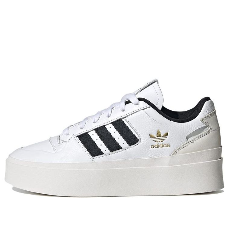 (WMNS) adidas Forum Bonega 'White Black Gold' IG9649