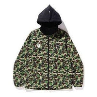A Bathing Ape Bape X Fcrb Camouflafe Full Zip Hoodie 'Green' BAPE19SS-024