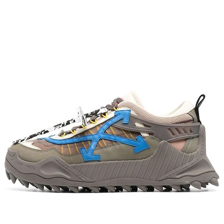 Off-White Odsy-1000 Low-Top Running Shoes Brown OMIA139R21FAB0010945