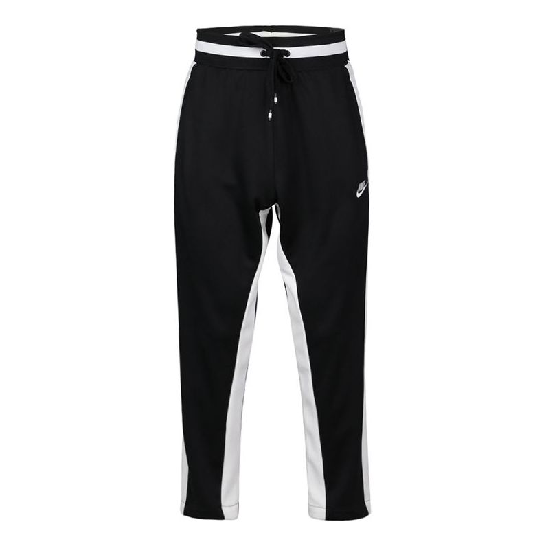 Nike Retro Colorblock Casual Sports Long Pants Black AR1832-010