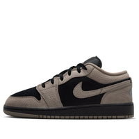 (GS) Air Jordan 1 Low SE 'Black Olive Grey' IB7111-005