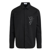 Off-White Nature Lover Heavy Cotton Shirt 'Black' OMGE040S24FAB0041010