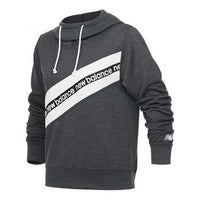 (WMNS) New Balance Relentless Terry Layer Hoodie Asia Sizing 'Grey White' AWT21179-BK