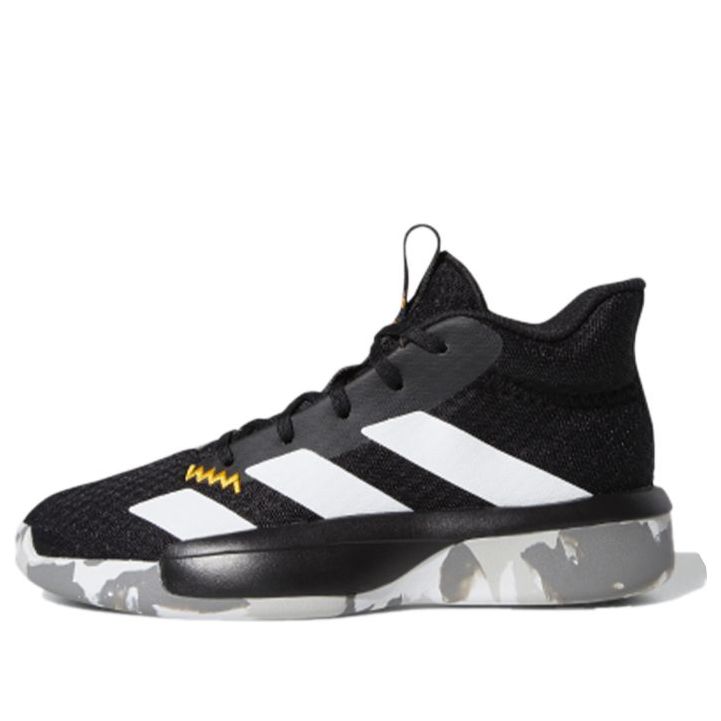 (GS) adidas Pro Next 2019 J 'Black White Gold' F97305