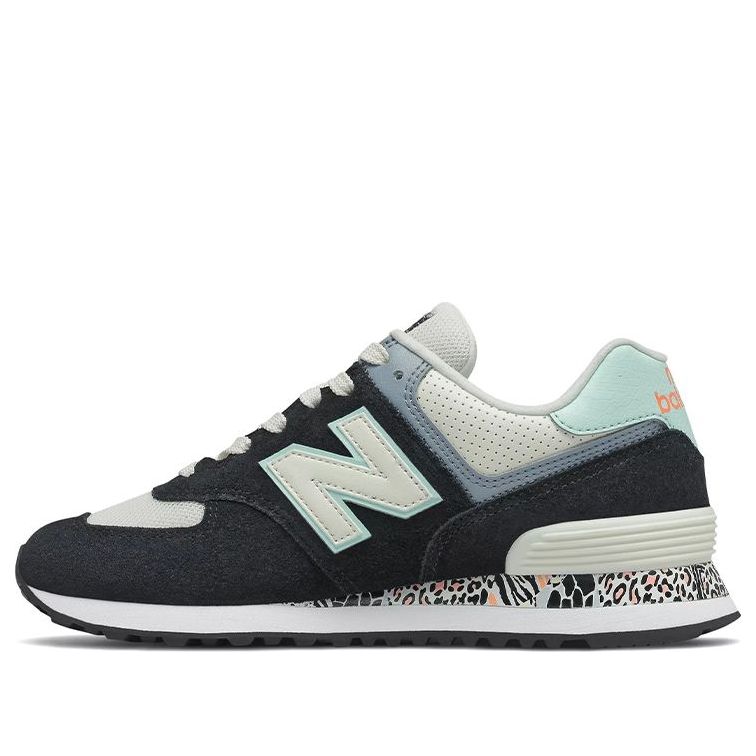 (WMNS) New Balance 574 'Black White Mint' WL574CA2