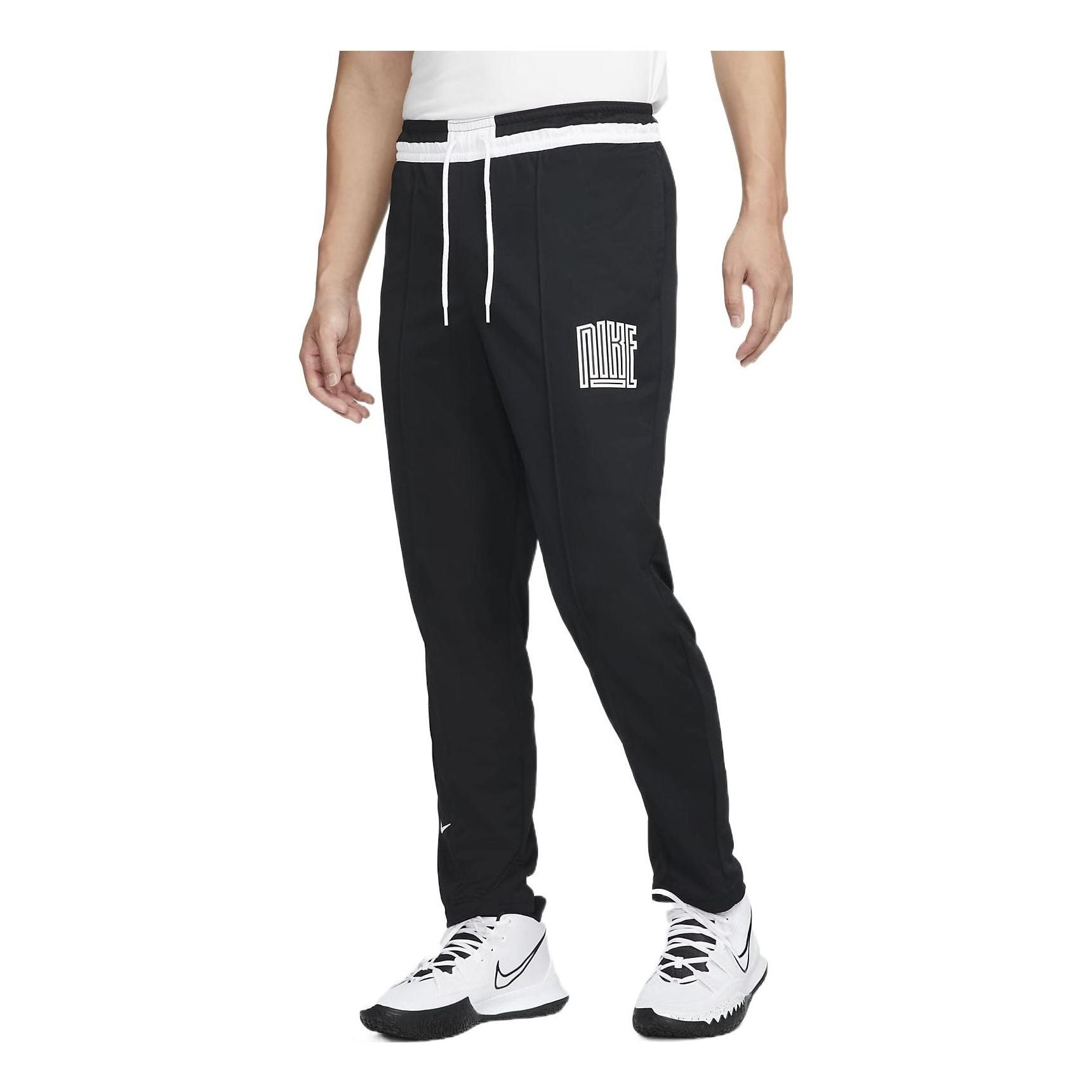 Men's Nike Alphabet Printing Casual Sports Pants/Trousers/Joggers Black DH6750-010