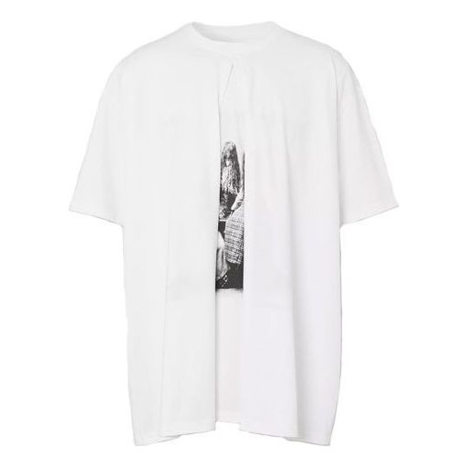 Men's Burberry Printing Short Sleeve White 45637831